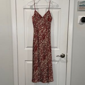 NWT Hello Molly Red and Ivory Print Dress